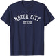 Motor City Est. 1701 Vintage Detroit T-Shirt - T-Shirt | Navy