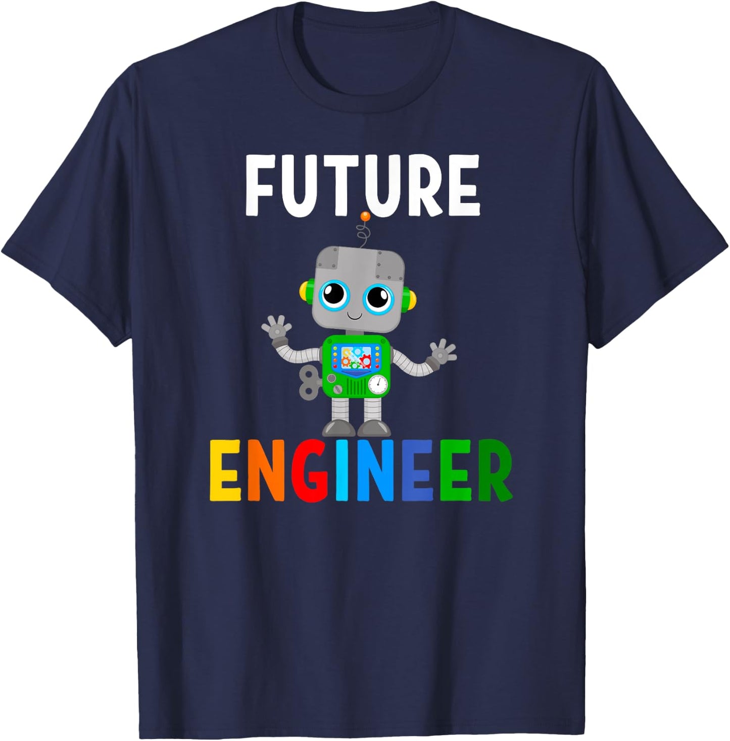 Future Engineer Costume Robot Robotics Career Adults & Kids T-Shirt - T-Shirt | Navy
