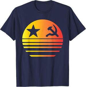Twilight Struggle - Board Game Design-Tabletop Game clothing T-Shirt - T-Shirt | Navy