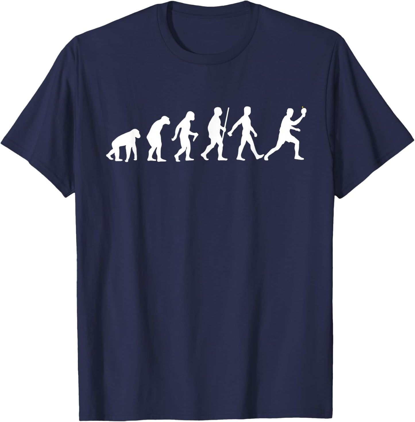 Funny Ping Pong Gift Men Women Table Tennis Player Evolution T-Shirt - T-Shirt | Navy