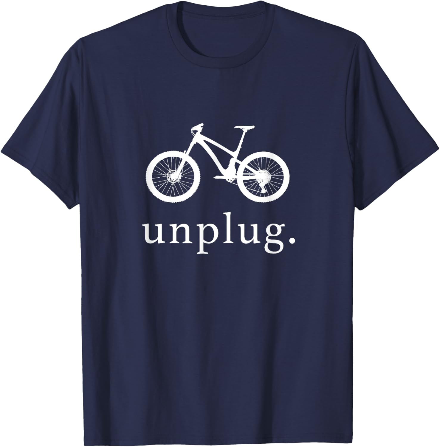 MTB Mountain Bike T-Shirt - T-Shirt | Navy