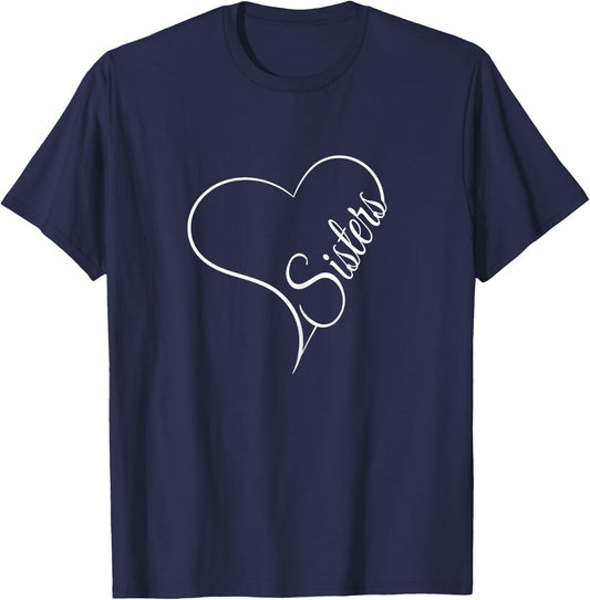 Dear Sister Nice Sisters T-Shirt - T-Shirt | Navy