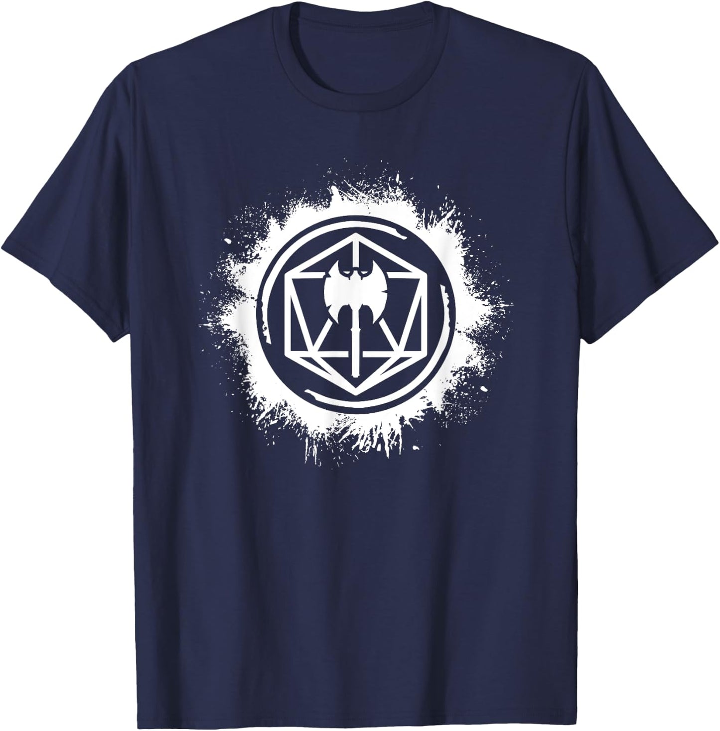 DnD Barbarian Class Role Playing T-Shirt - T-Shirt | Navy