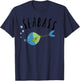 Funny Seabass fishing music guitar student teacher gift Men Women Girls Kids T-Shirt - T-Shirt | Navy