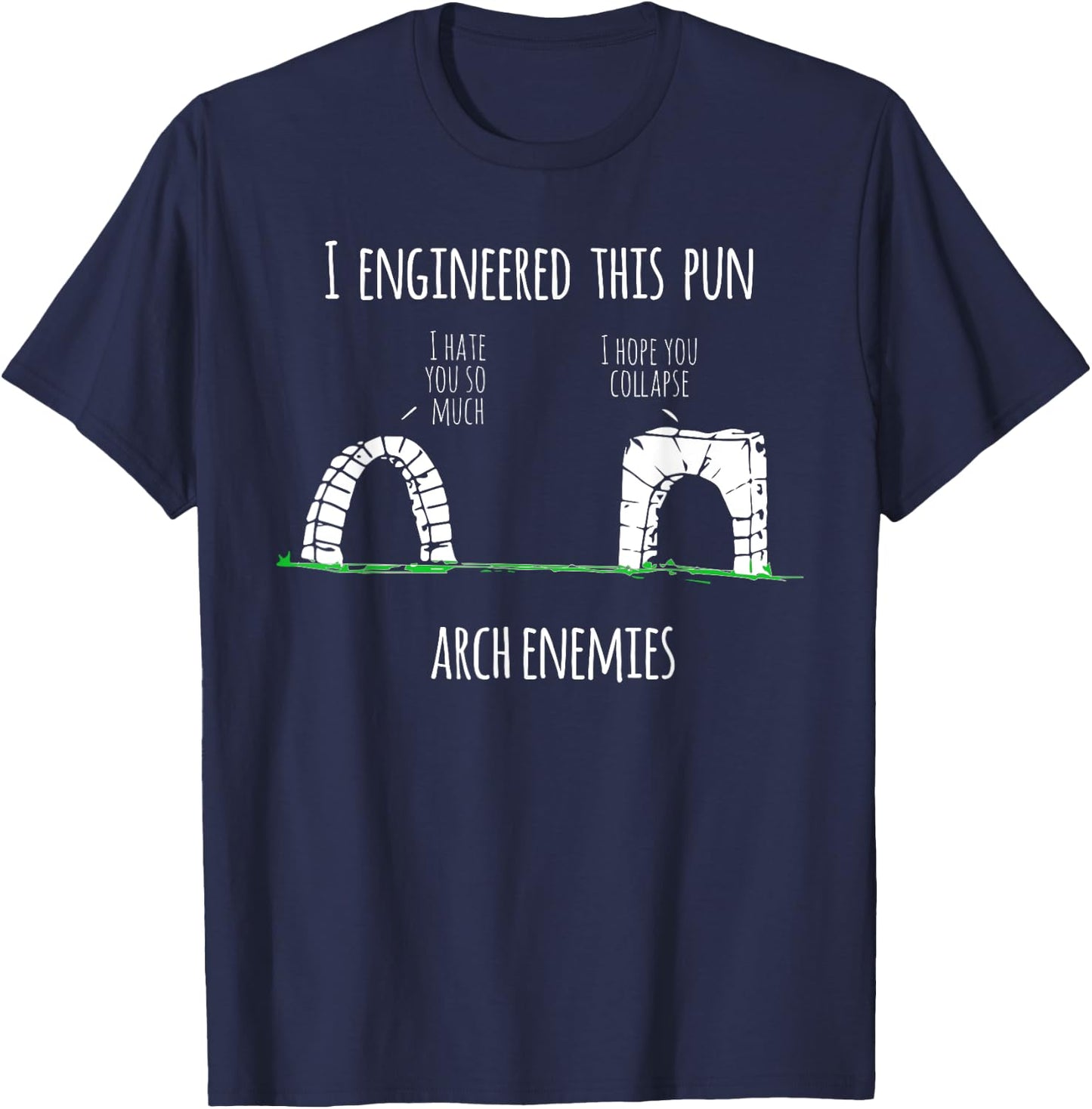 Funny Civil Engineer - Structural Engineer Pun Gift T-Shirt - T-Shirt | Navy