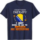 Bosnian Flag I Bosnia Flag Vacation I Bosnia T-Shirt - T-Shirt | Navy