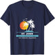 St. John Sunset Original Virgin Islands Beach Novelty Art T-Shirt - T-Shirt | Navy