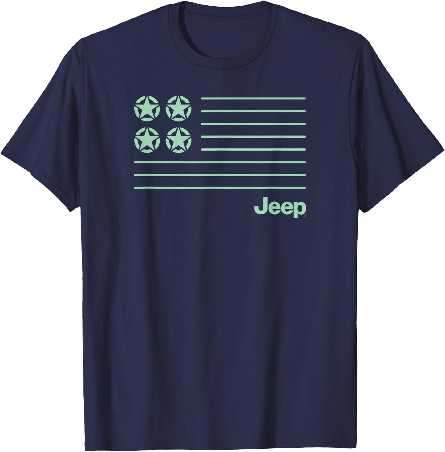 Jeep Modern Flag T-Shirt - T-Shirt | Navy