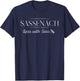Sassenach Lass With Sass Dragonfly T-Shirt - T-Shirt | Navy