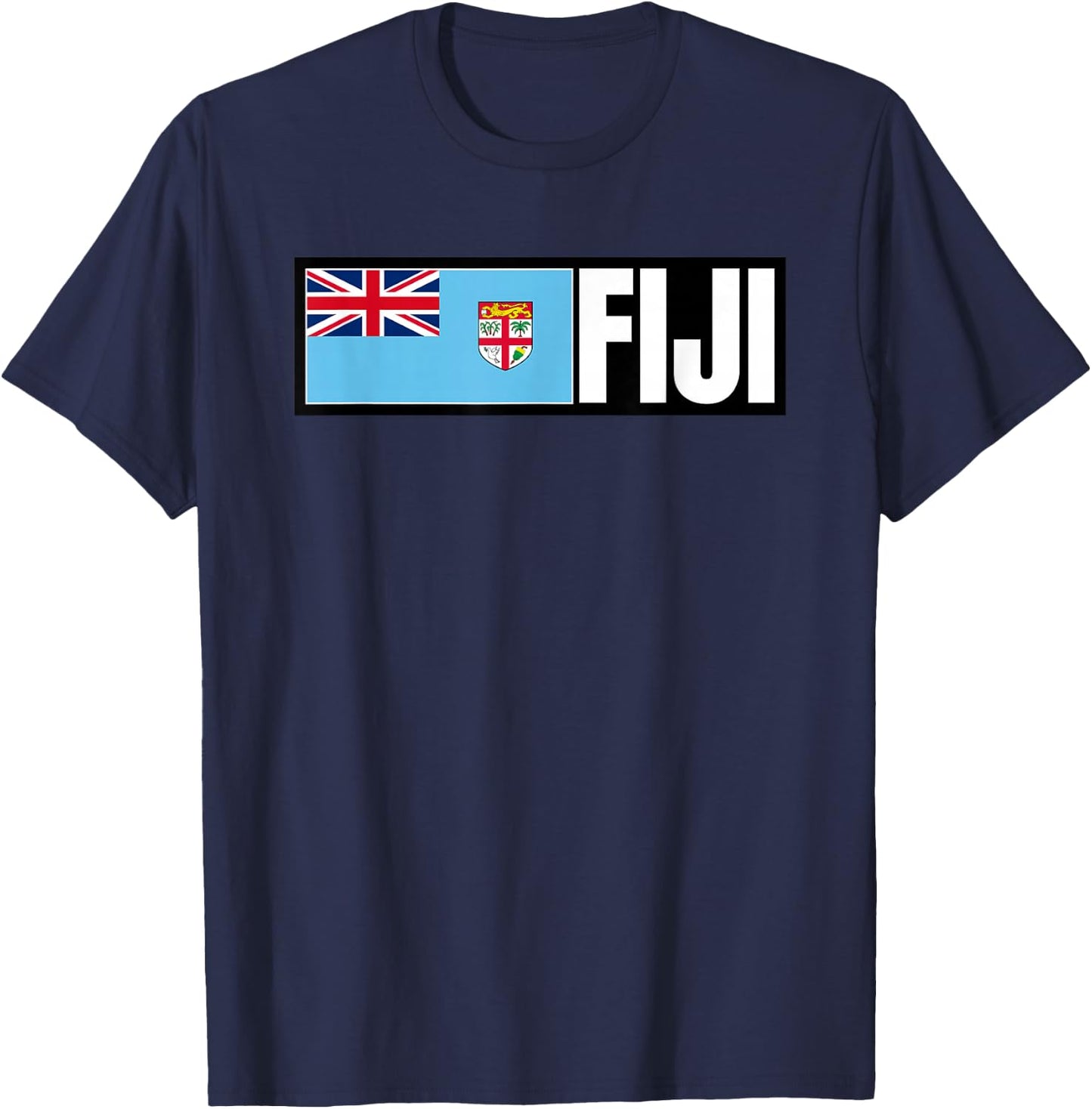 Fiji Flag T-Shirt - T-Shirt | Navy