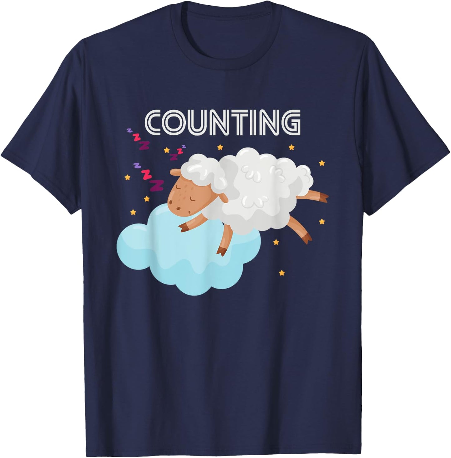 Counting Sheep T-Shirt - T-Shirt | Navy