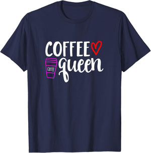 Coffee Queen T-Shirt - T-Shirt | Navy