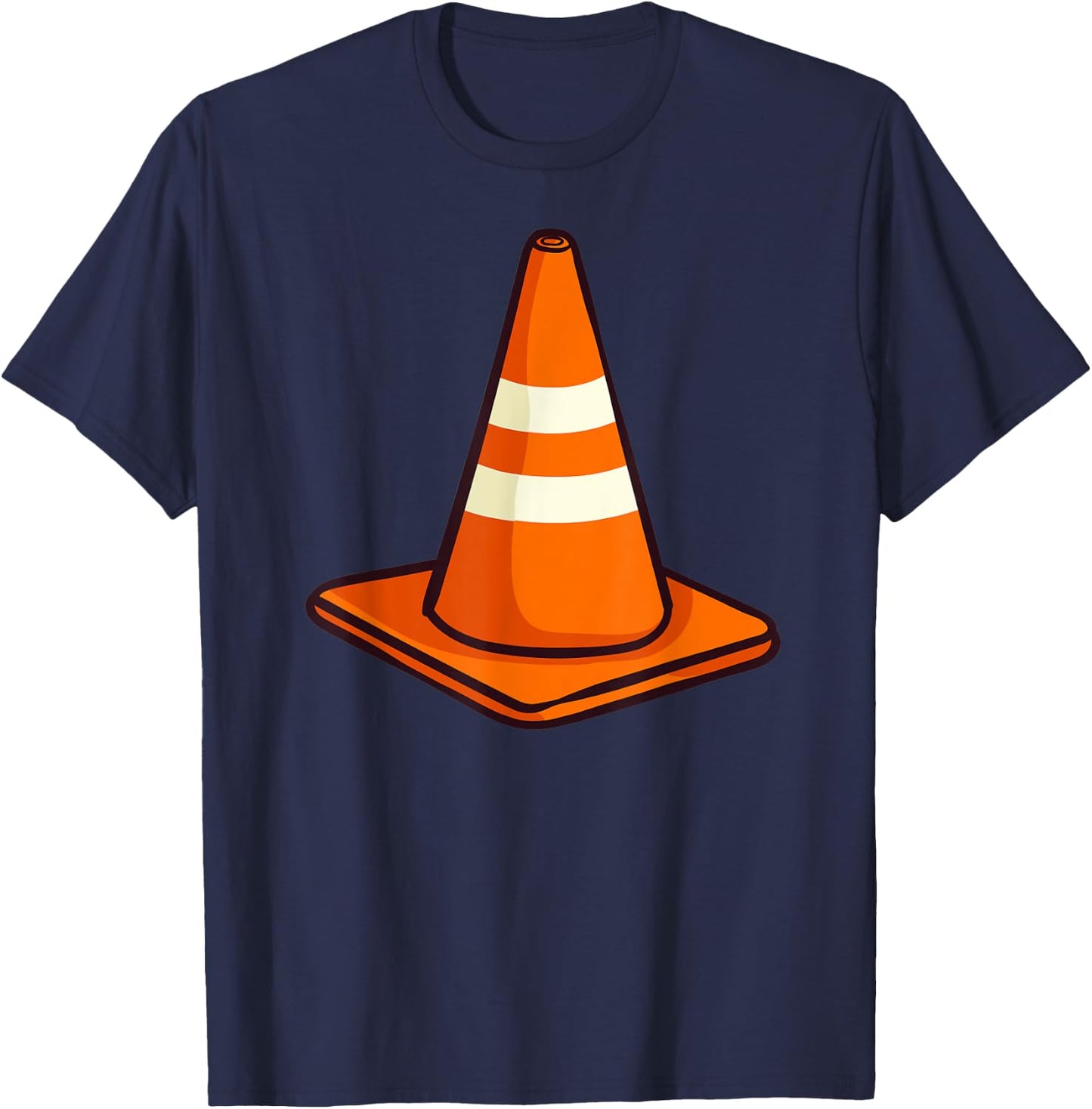 Traffic Cone Halloween Costume T-Shirt - T-Shirt | Navy