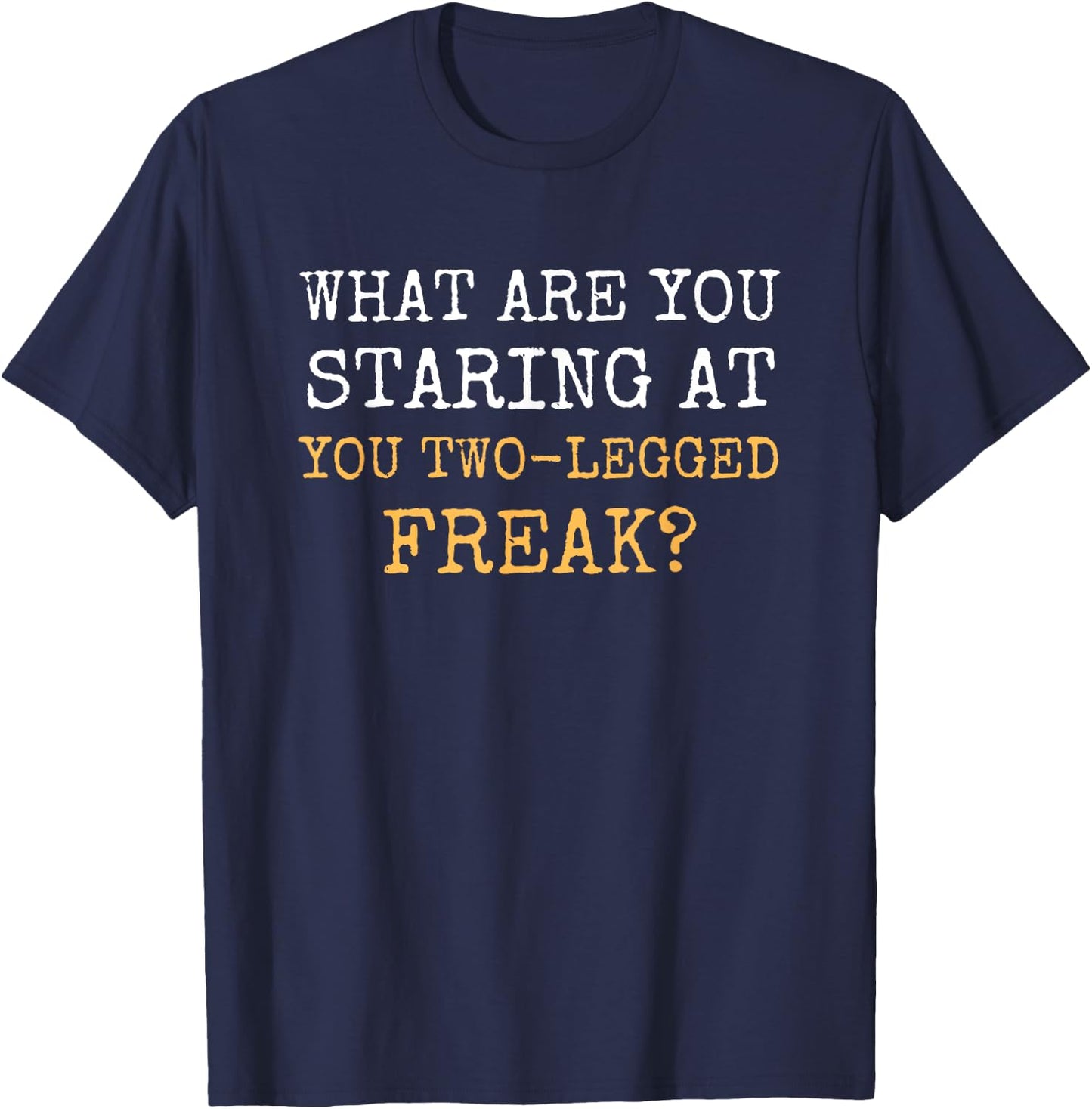 Funny Leg Amputee Gift Humor Prosthetic Leg Amputation Joke T-Shirt - T-Shirt | Navy