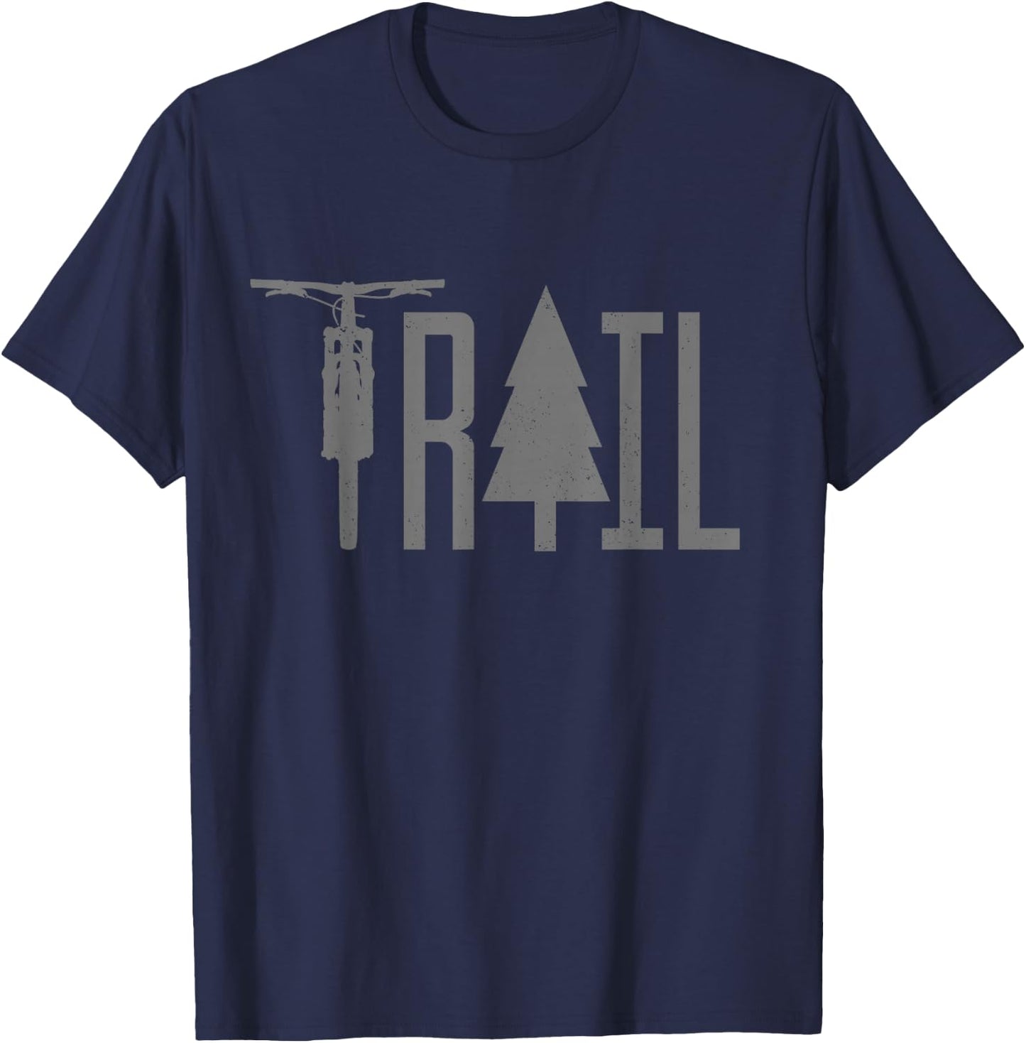 Mountain Bike MTB Downhill Bike Gift Mountain Bikers T-Shirt - T-Shirt | Navy