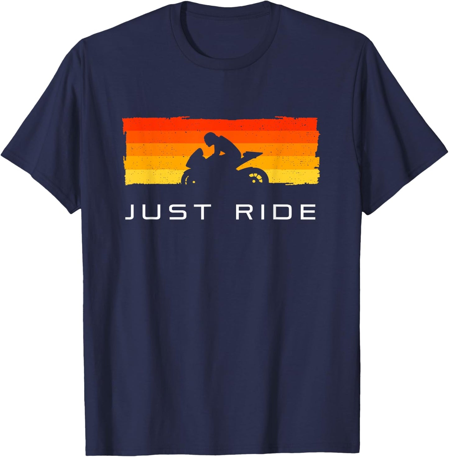 Motorcycle Clothing - Motorcycle T-Shirt - T-Shirt | Navy