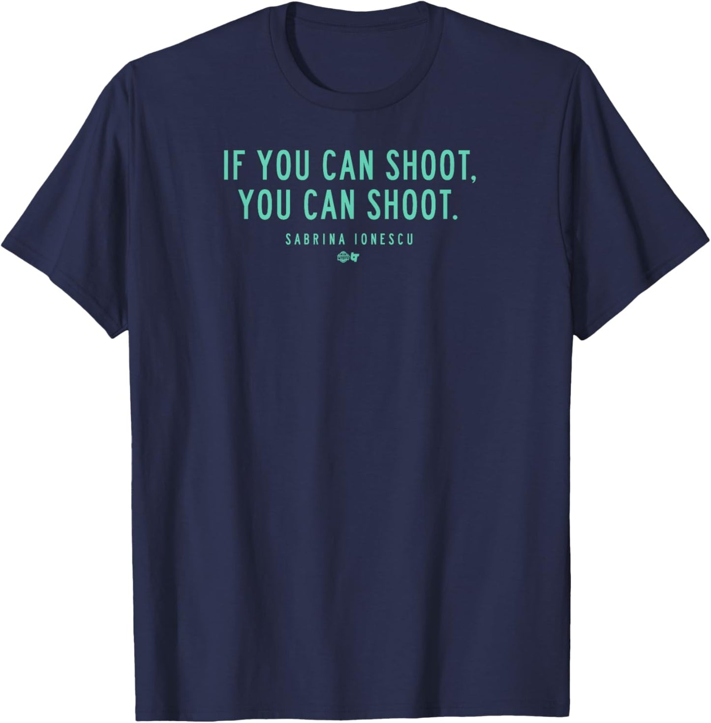 Sabrina Ionescu: If You Can Shoot You Can Shoot - New York T-Shirt - T-Shirt | Navy