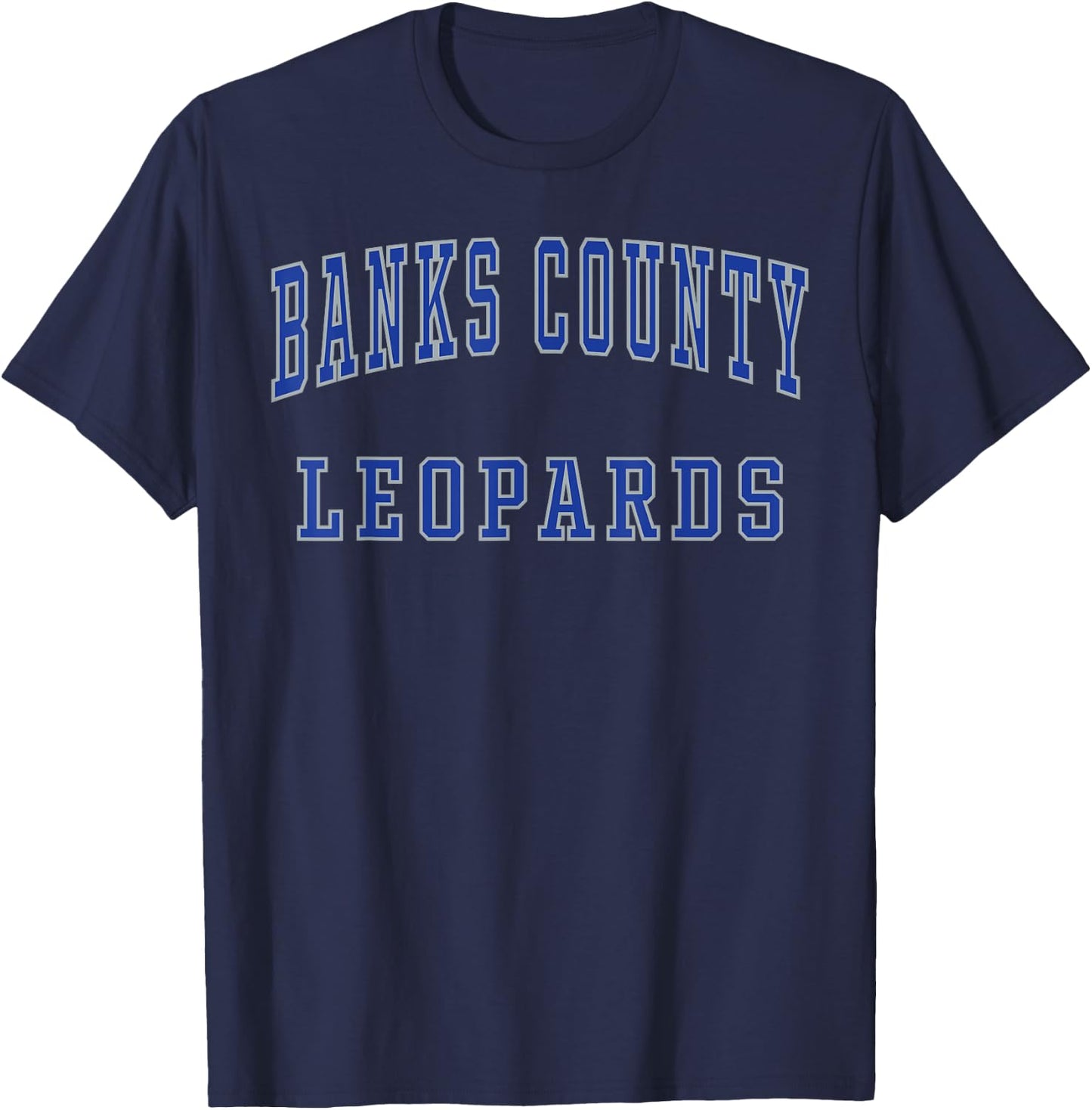 Banks County High School Leopards T-Shirt - T-Shirt | Navy