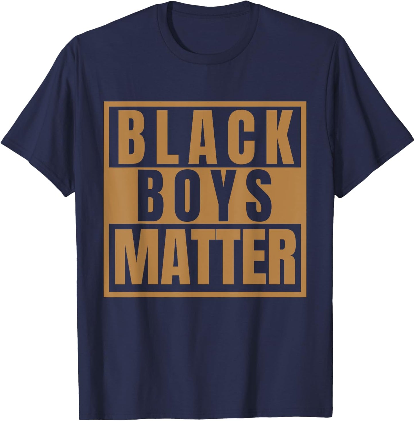 Black Boys Matter I Cant Keep Calm Melanin T-Shirt - T-Shirt | Navy
