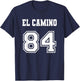 Jersey Style El Camino 84 1984 Old School Muscle Car Pickup T-Shirt - T-Shirt | Navy