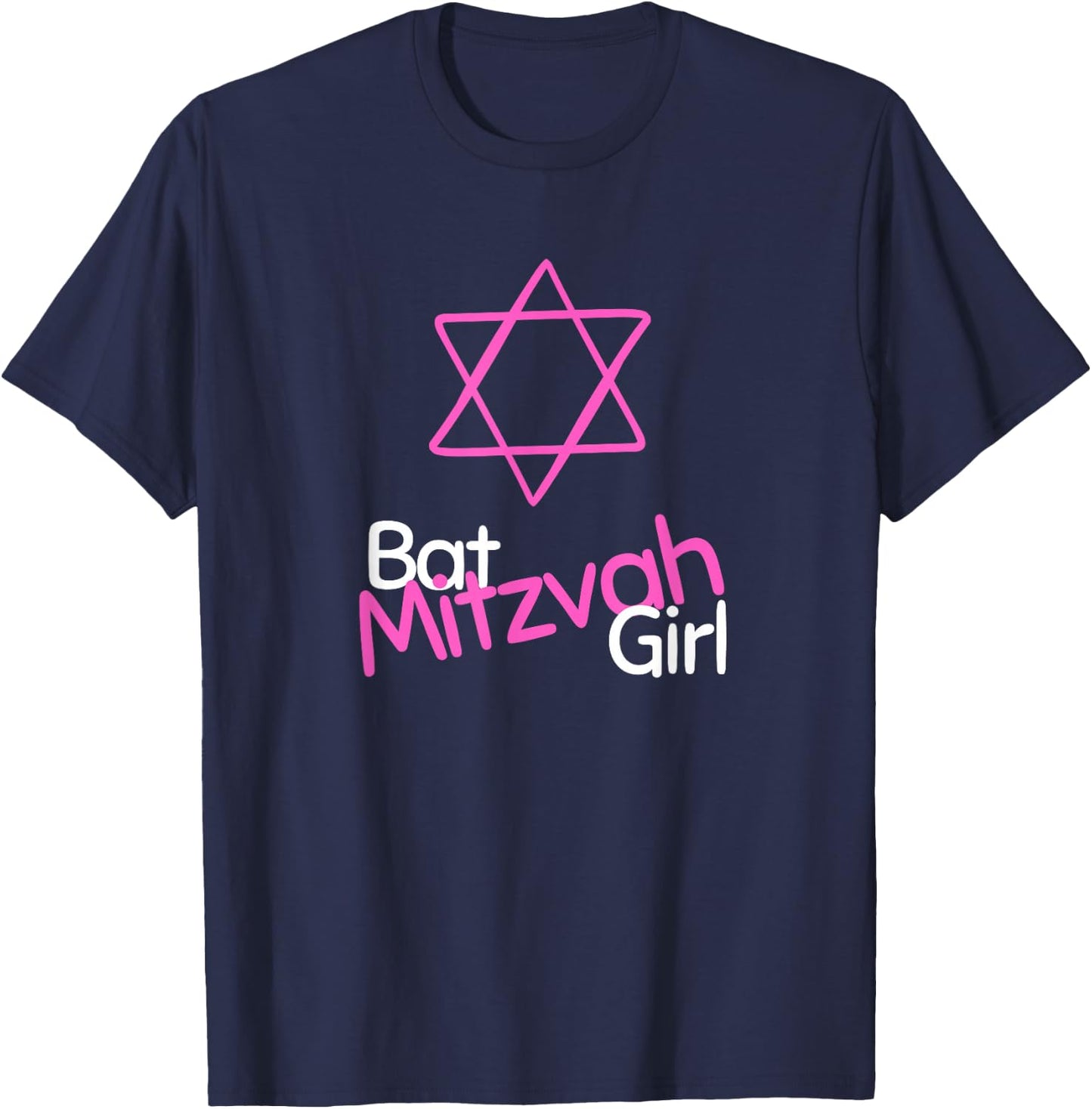 Bat Mitzvah Girl Jewish Girl Bat Mitzvah T-Shirt - T-Shirt | Navy