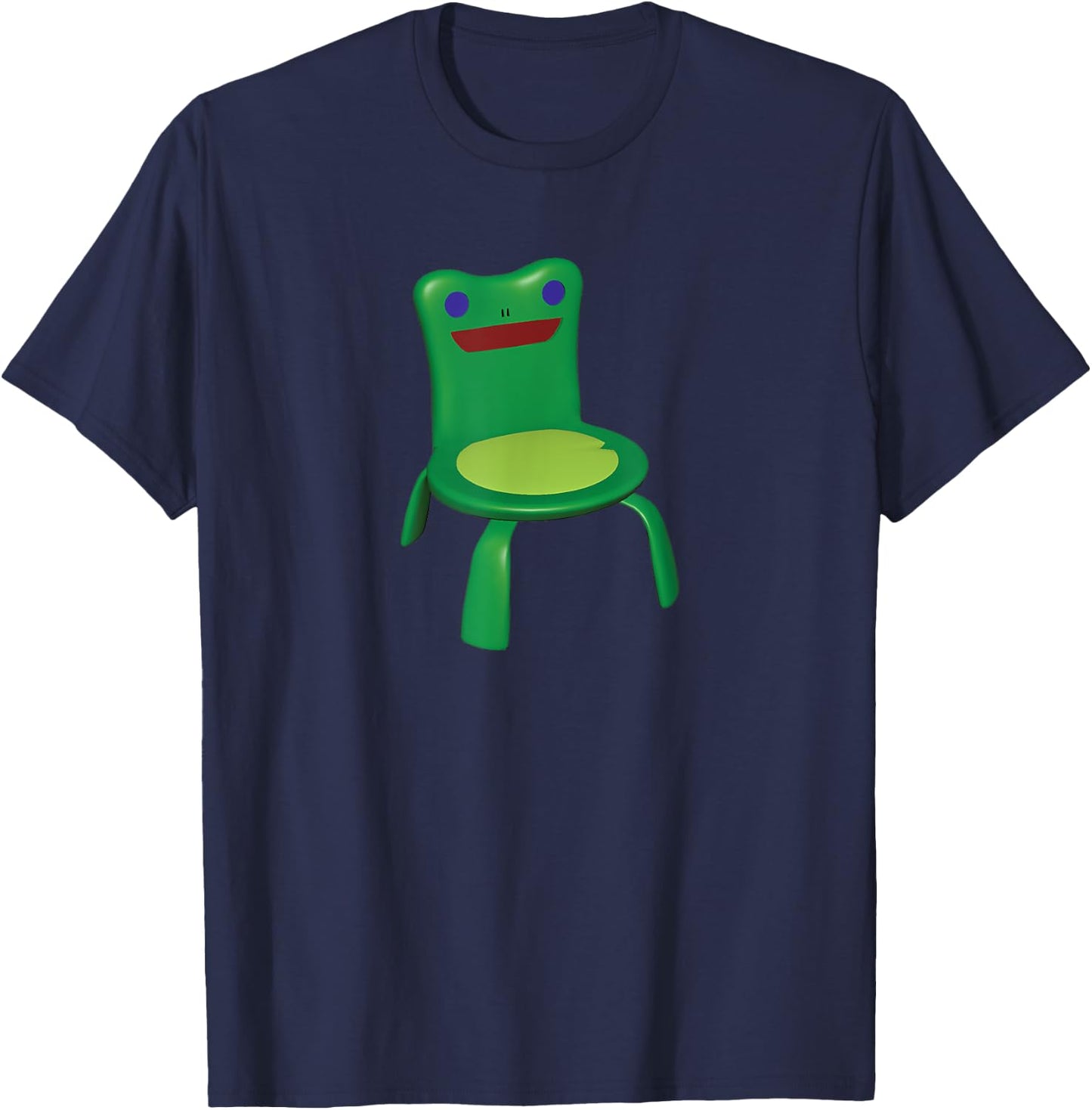 Froggy Chair Meme T-Shirt - T-Shirt | Navy