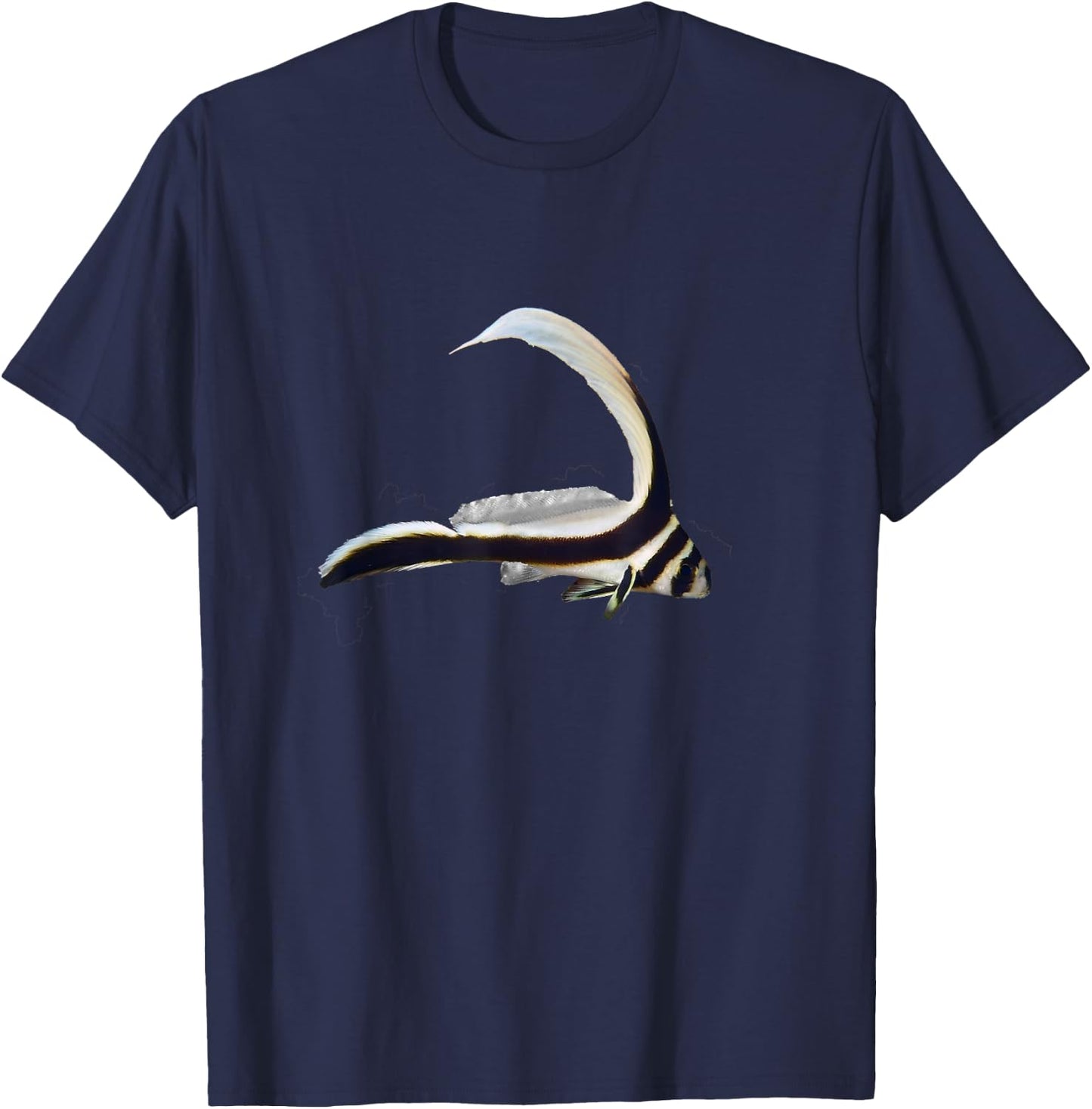 Cute Juvenile Spotted Drum Fish Photo Art Cutout on Front T-Shirt - T-Shirt | Navy