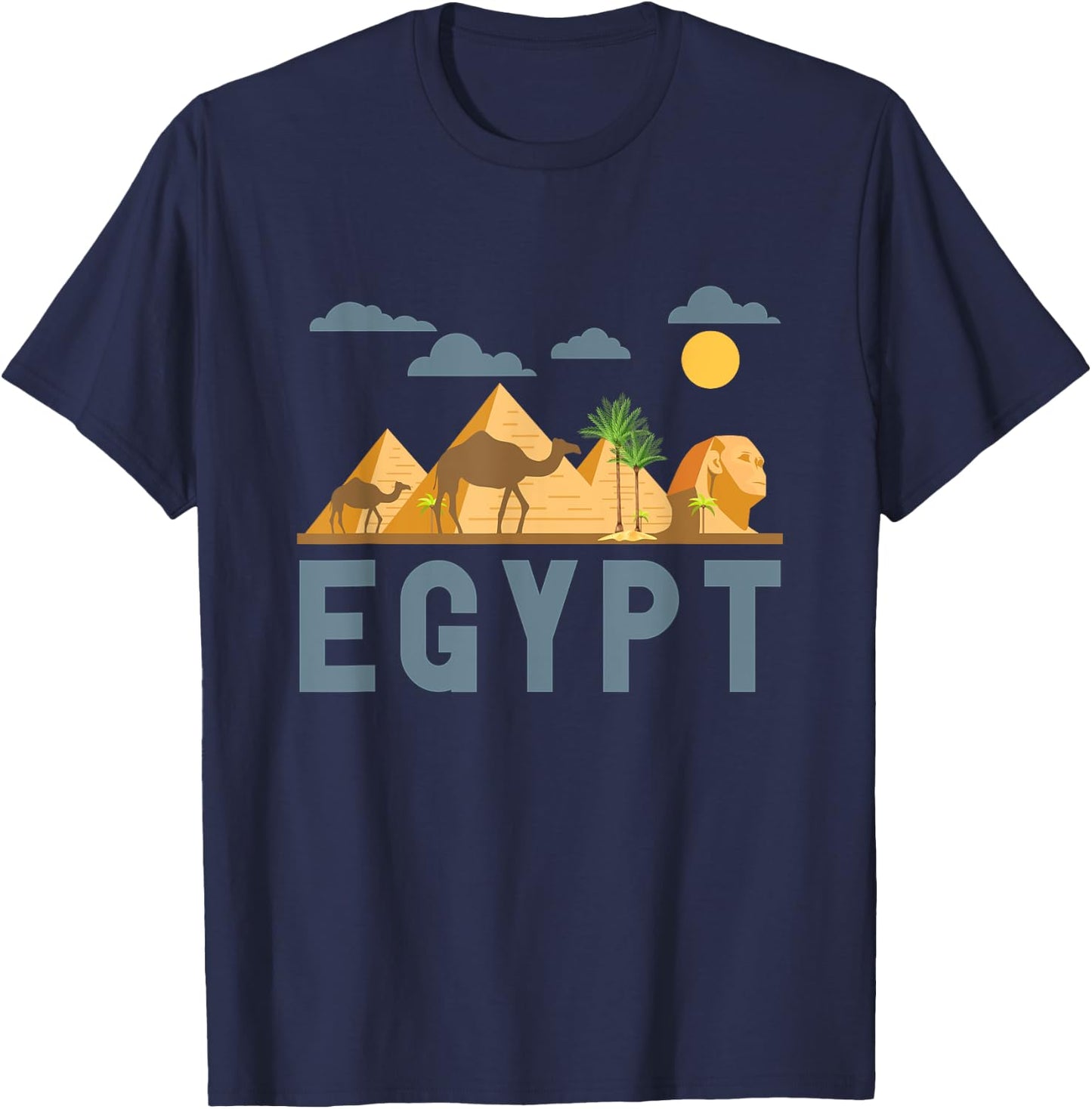 Africa Cairo Egypt T-Shirt - T-Shirt | Navy