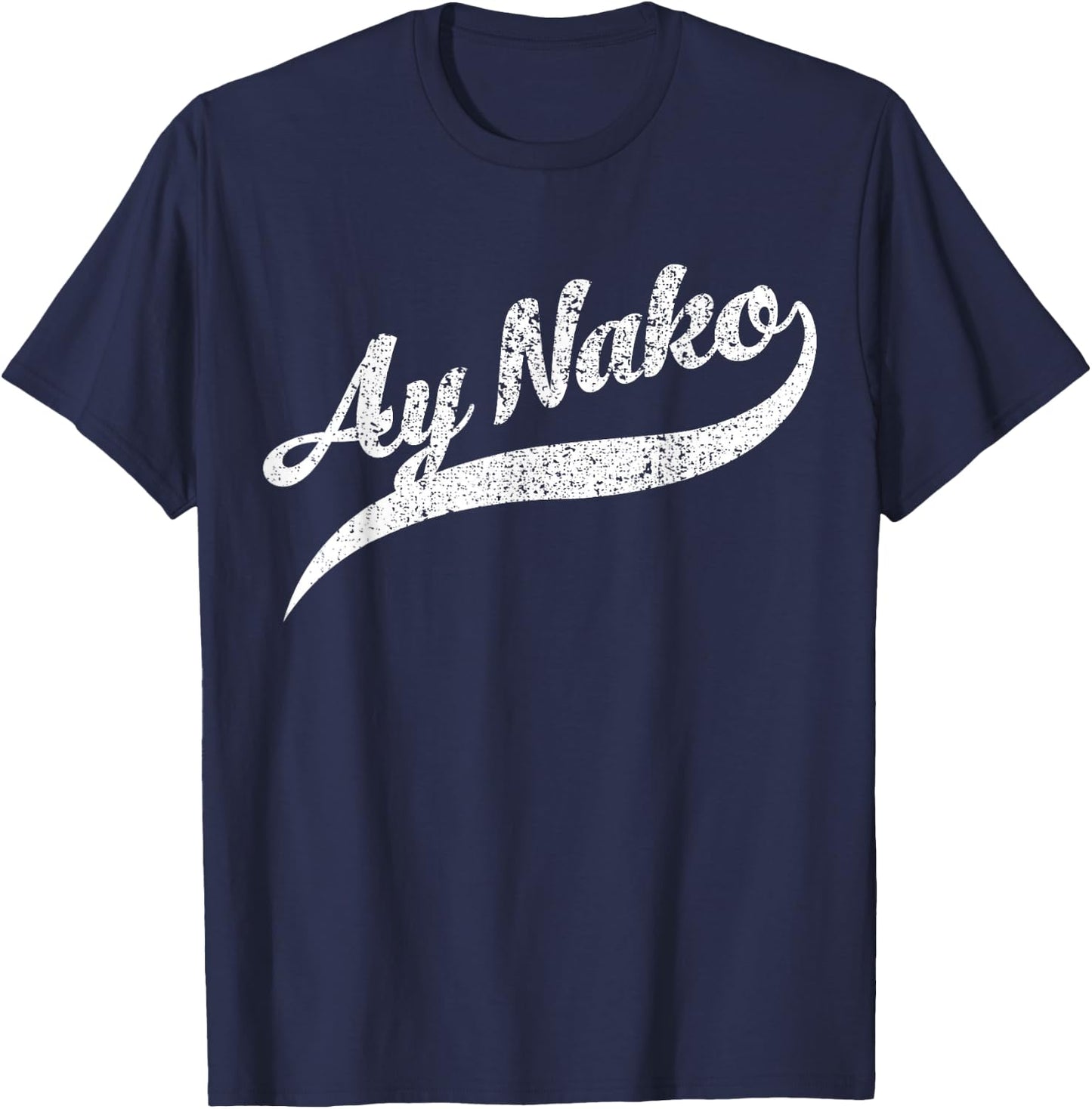 Funny Saying Ay Nako Annoyed Filipino Expression Men Women T-Shirt - T-Shirt | Navy