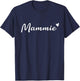 Mammie Cute Heart Funny Grandma Mother's Day T-Shirt - T-Shirt | Navy