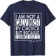 I Am Not A Calvinist By Choice Charles Spurgeon Quote T-Shirt - T-Shirt | Navy