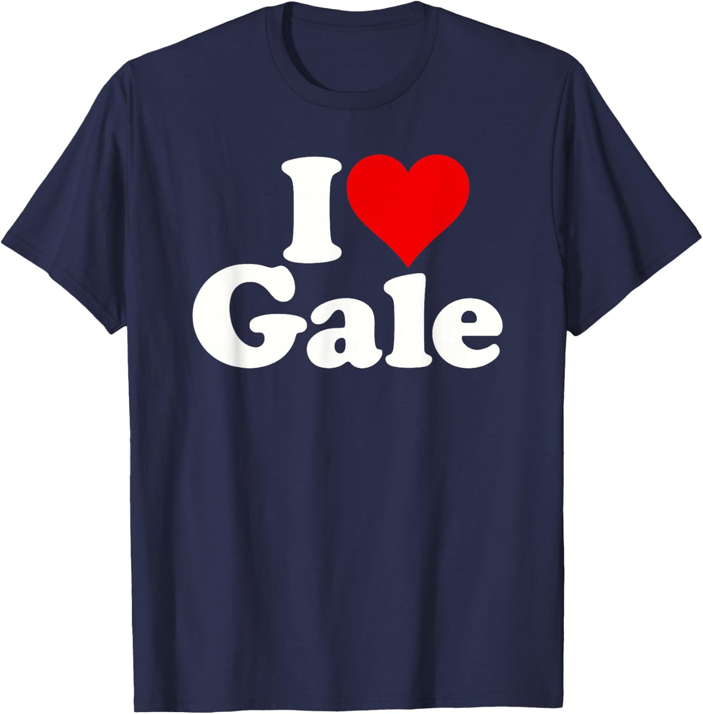 I Love Heart Gale T-Shirt - T-Shirt | Navy