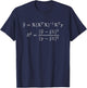Linear Regression Fit & R-Squared Statistics & Data Science T-Shirt - T-Shirt | Navy