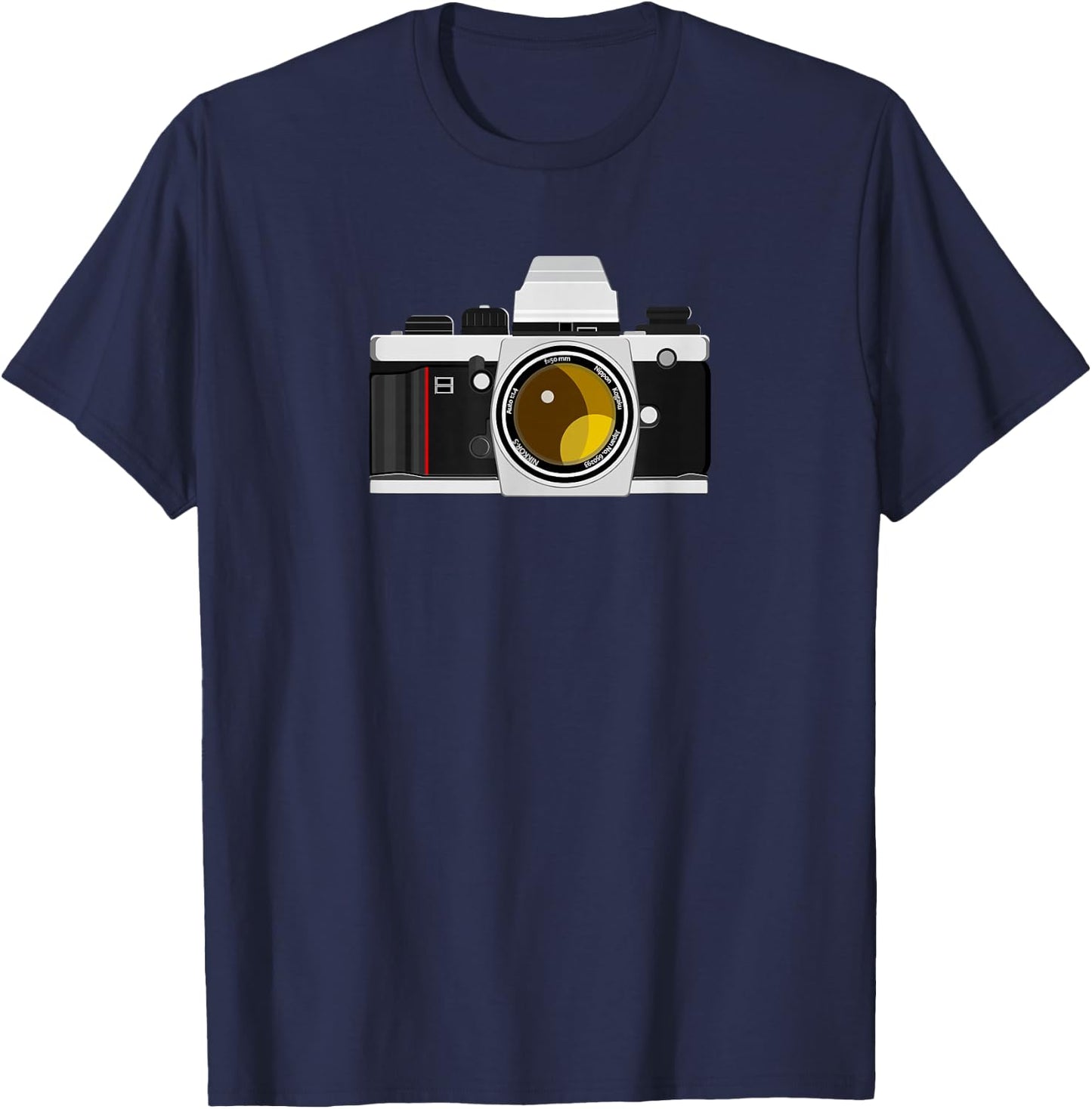 35mm SLR Film Vintage Analog Camera T-Shirt - T-Shirt | Navy