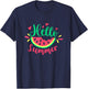 Hello Summer Watermelon Summertime Summer Vacation Women Girls Kids T-Shirt - T-Shirt | Navy