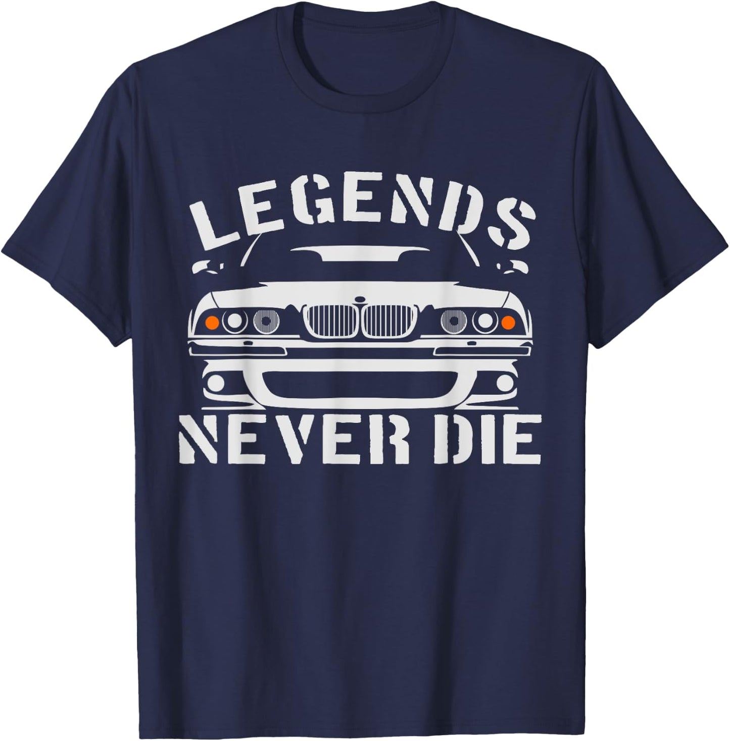 E39 5 Series - Legends Never Die T-Shirt - T-Shirt | Navy