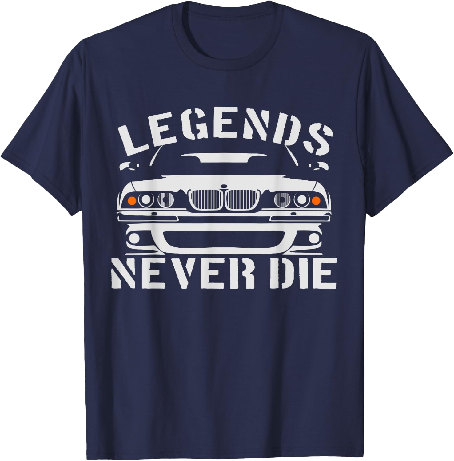 E39 5 Series - Legends Never Die T-Shirt - T-Shirt | Navy