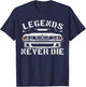 E39 5 Series - Legends Never Die T-Shirt - T-Shirt | Navy