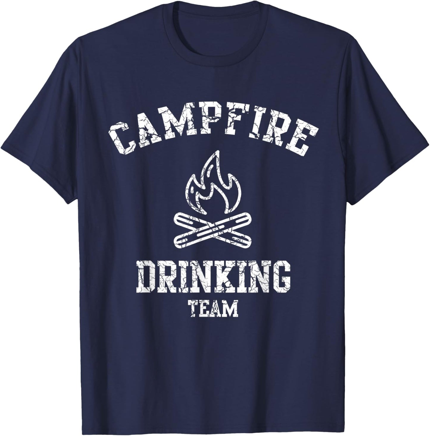 Campfire Drinking Team T-Shirt - T-Shirt | Navy