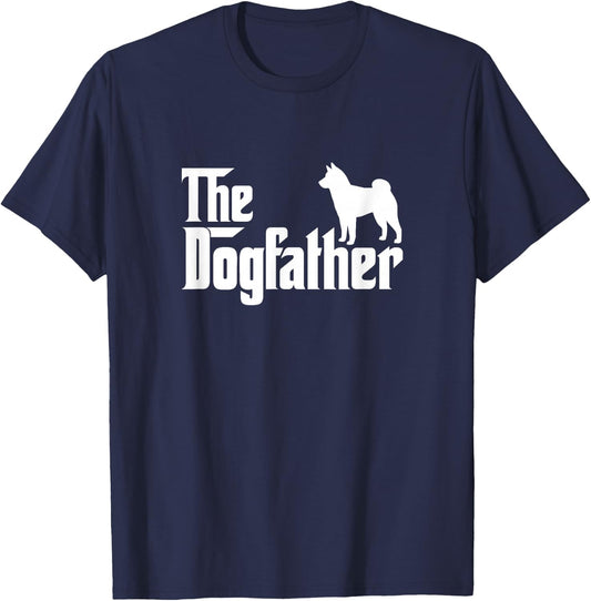 Shiba Inu Lover Gift DogFather T-Shirt - T-Shirt | Navy