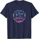 This Girl Runs On Jesus And Gymnastics Christian T-Shirt - T-Shirt | Navy