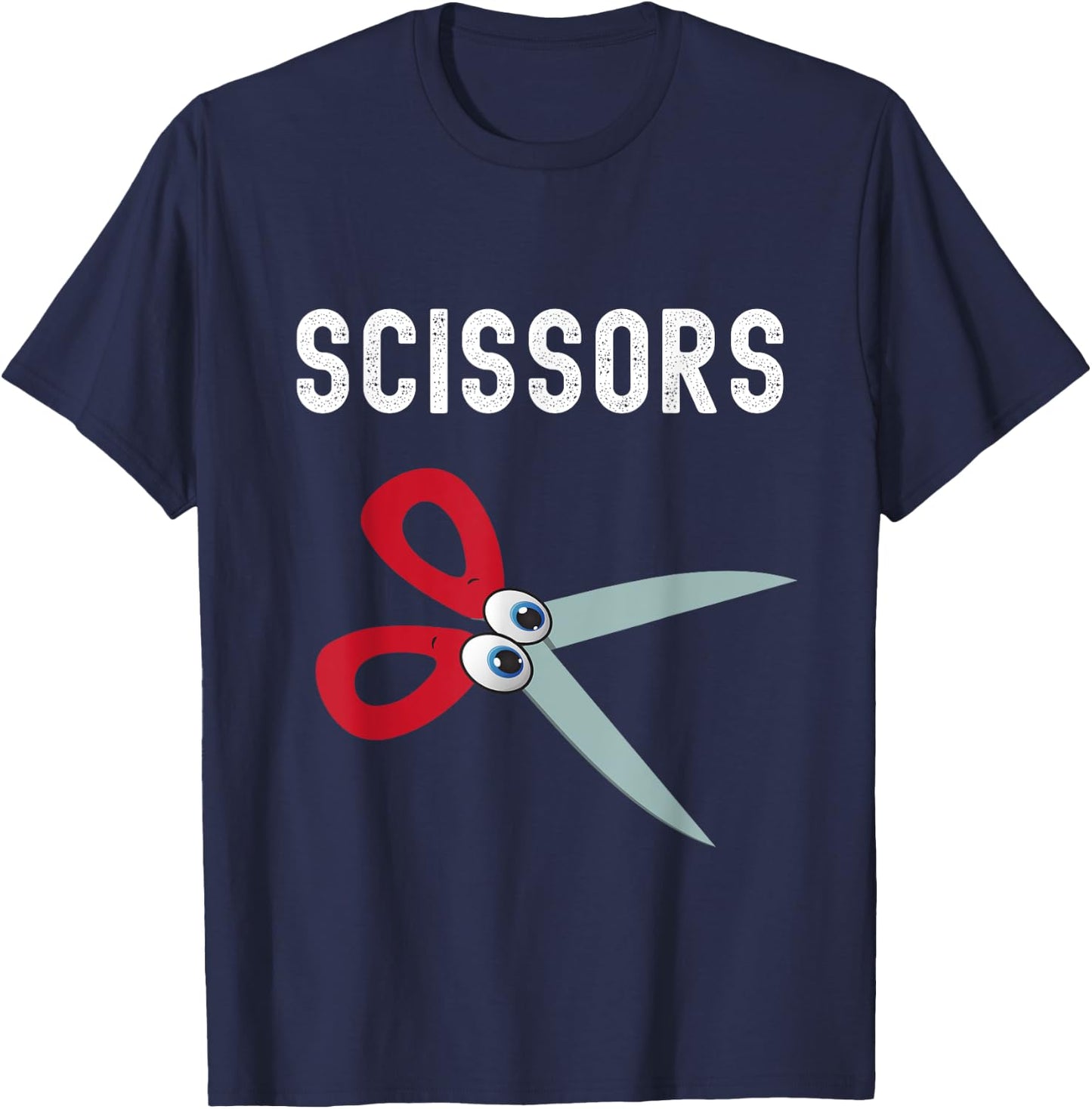 Rock Paper Scissors - Halloween Matching Group Costume T-Shirt - T-Shirt | Navy