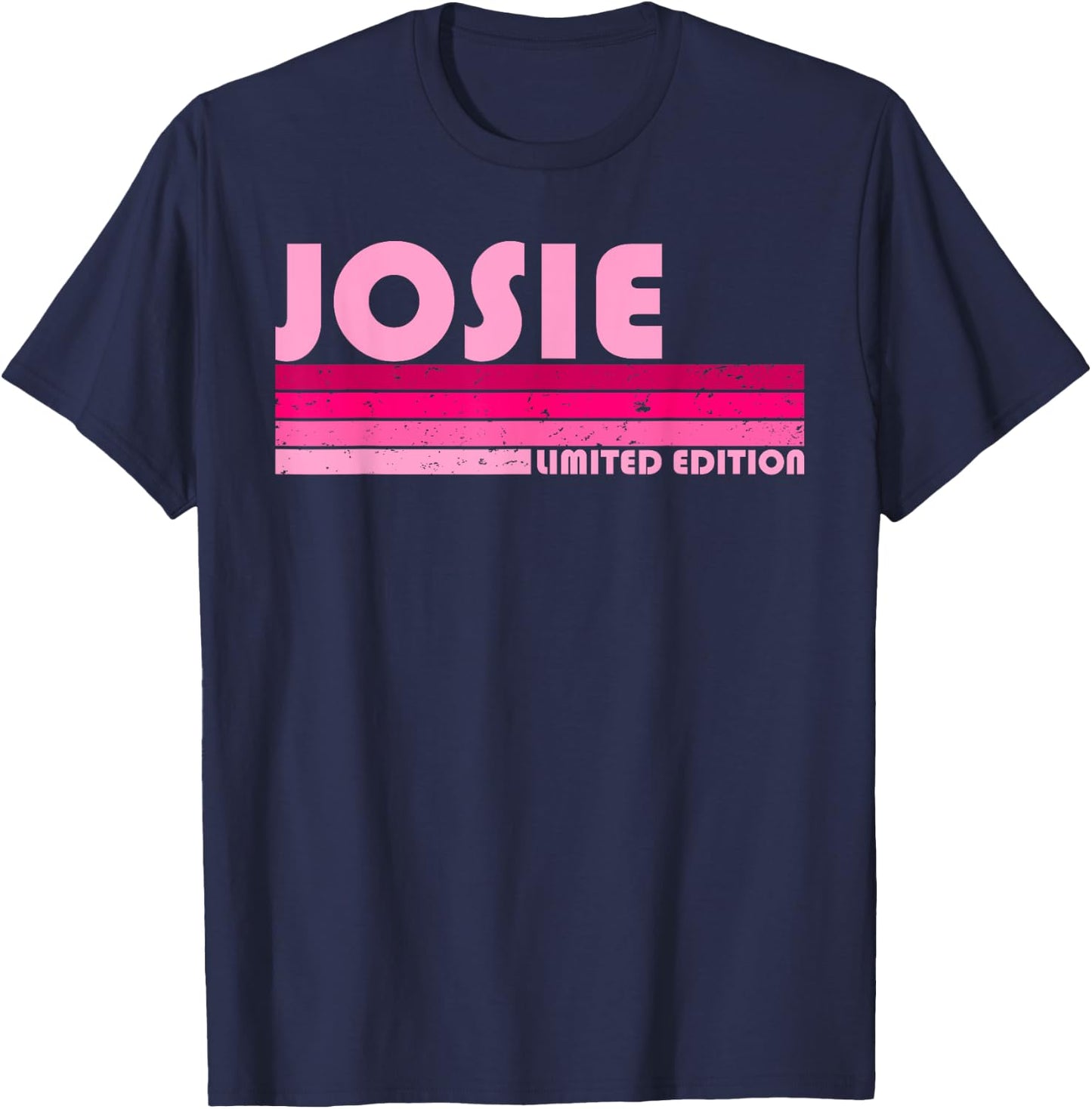 Funny Christmas Women Girl Mother Mom Custom Gifts JOSIE Name Personalized Retro Vintage 80s 90s Birthday T-Shirt - T-Shirt | Navy