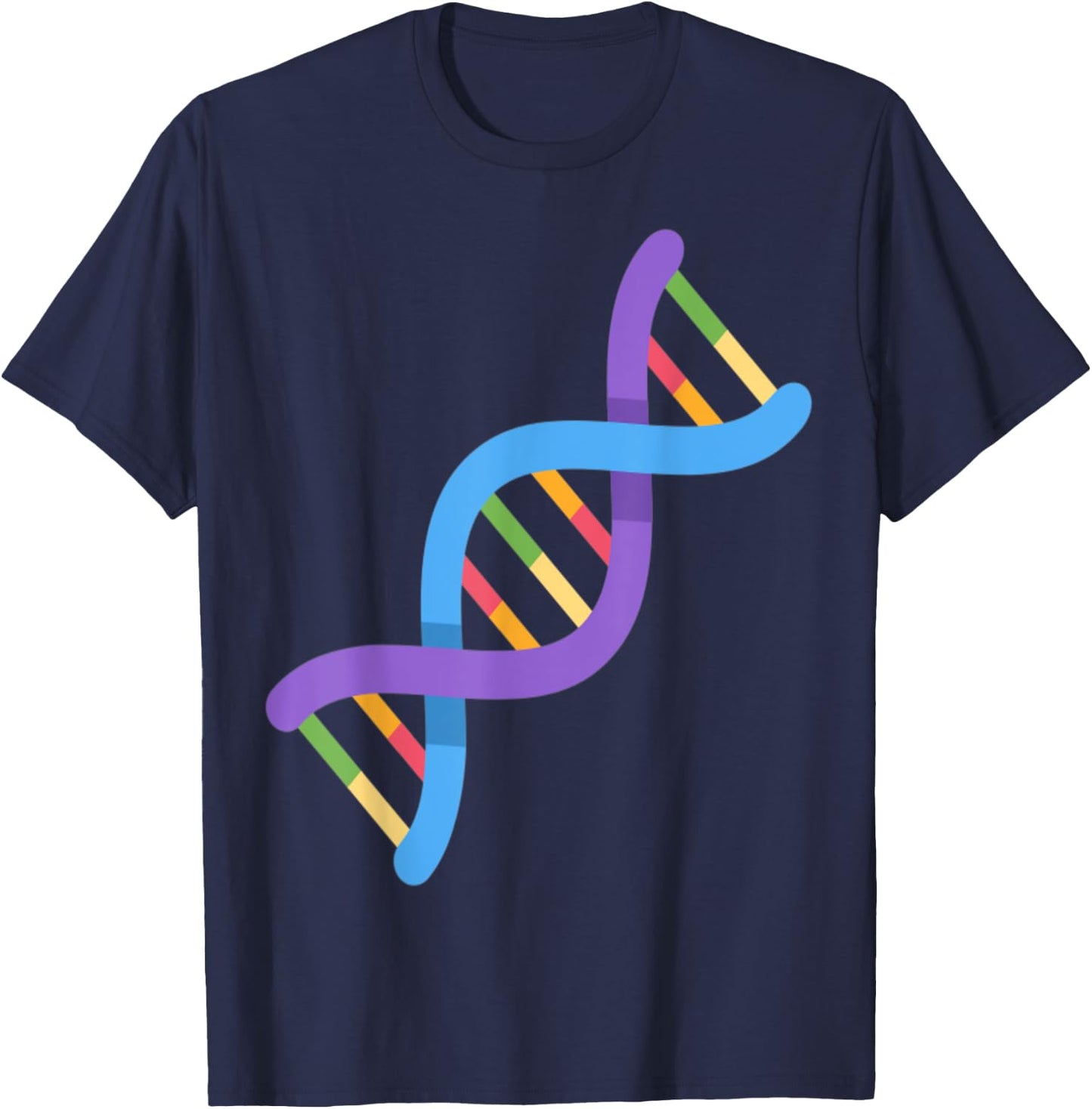DNA Genomics Gene Sequence Biotech Rules T-Shirt - T-Shirt | Navy