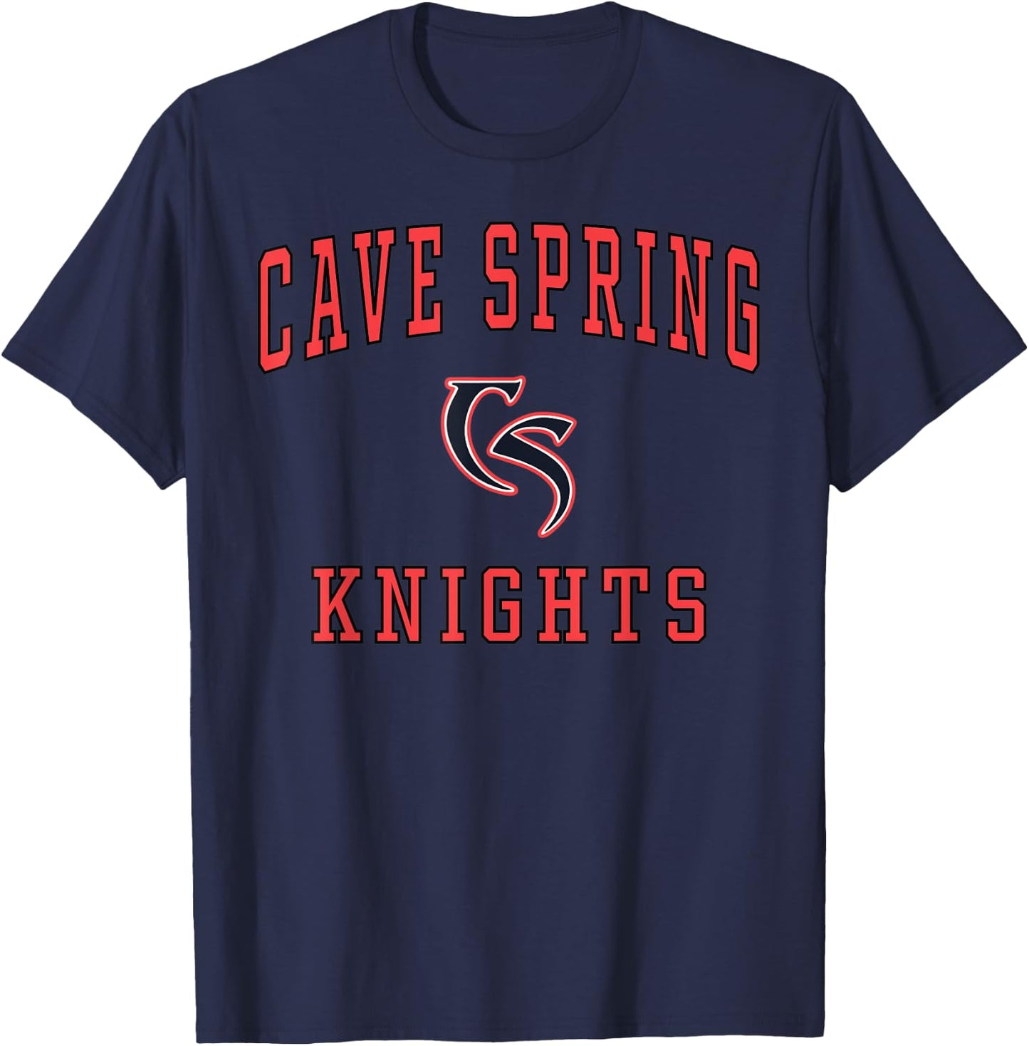 Cave Spring High School Knights T-Shirt - T-Shirt | Navy