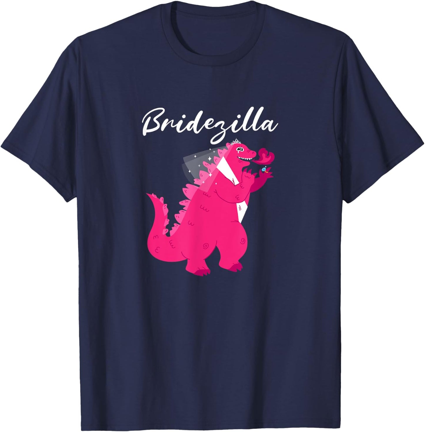 Bridezilla Bachelorette Party Wedding Honymoon Bride Gift T-Shirt - T-Shirt | Navy