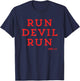 Saying Run Devil Run Christians Faith Bible Verses Men Women T-Shirt - T-Shirt | Navy