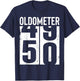 Funny 50 Years Old 50th Birthday Odometer Oldometer Gift Men T-Shirt - T-Shirt | Navy
