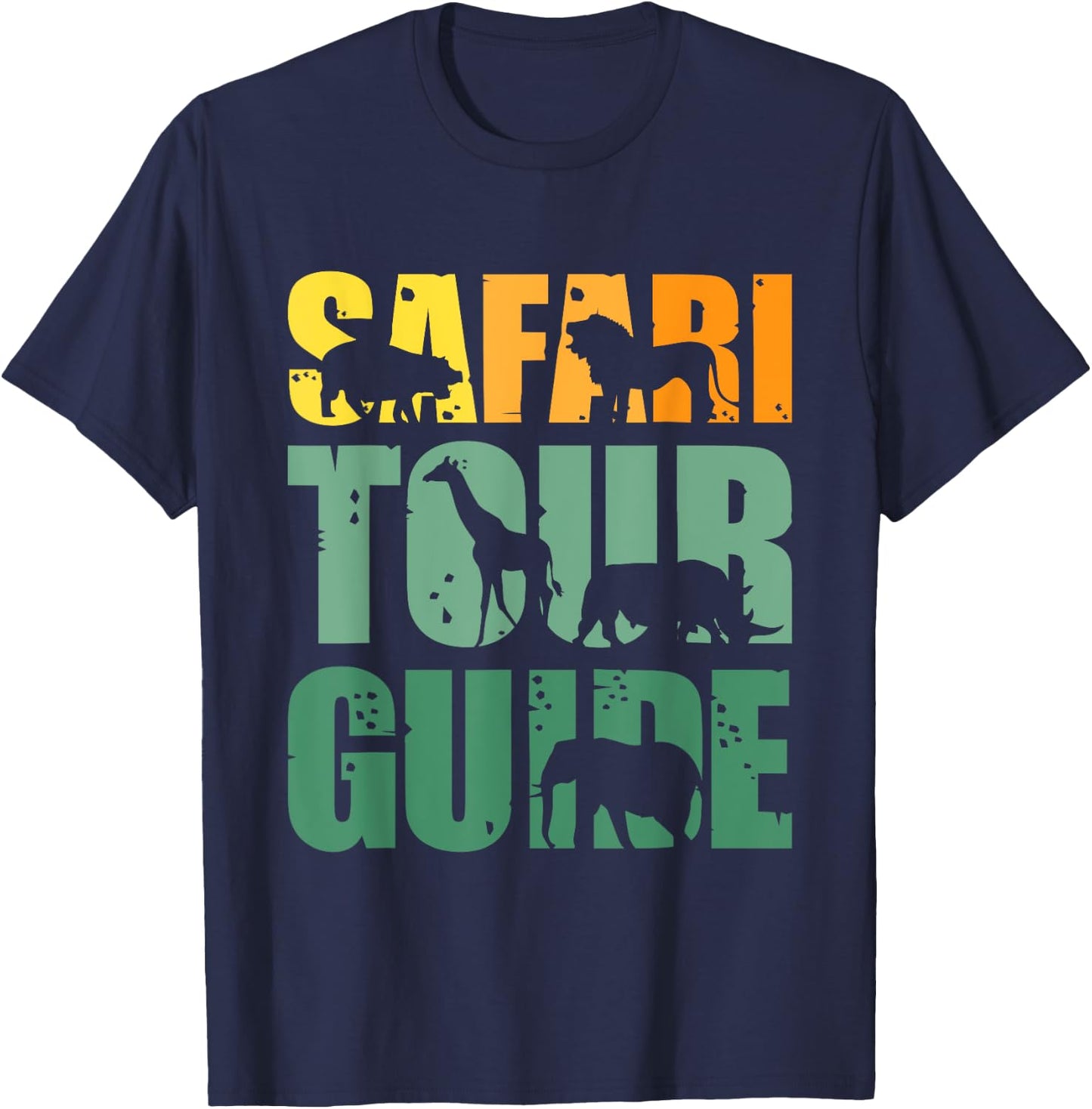 Safari Tour Guide Safari Outfit Safari Costume Safari T-Shirt - T-Shirt | Navy