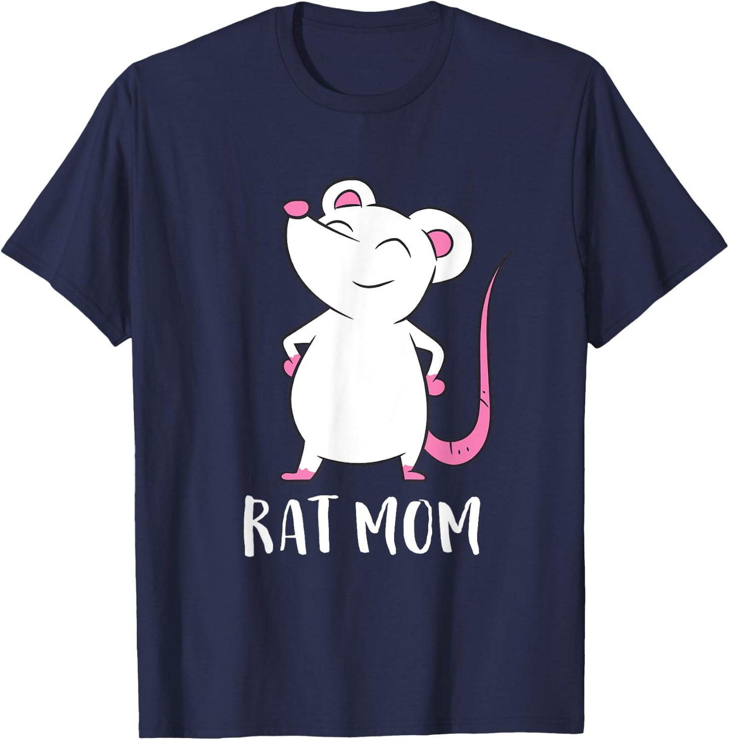 Rats Mom Cute Rat Mama T-Shirt - T-Shirt | Navy
